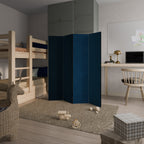 SHAKE IT BLUE Dekorativer Paravent - 4-teilig