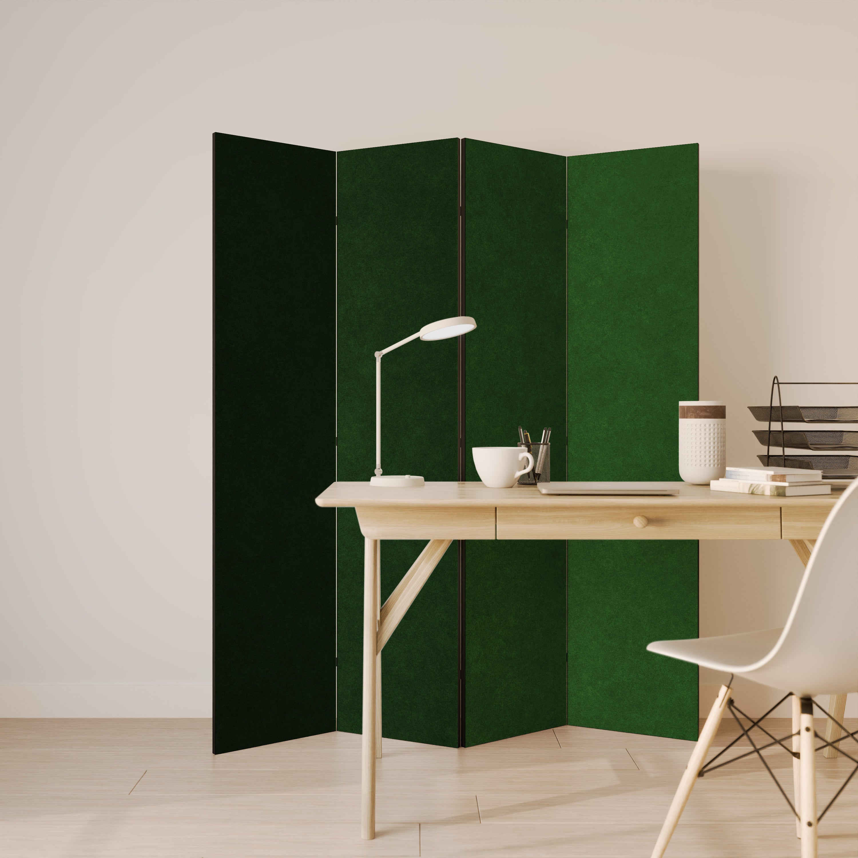 GREEN YOURSELF Dekorativer 4-teiliger Raumteiler