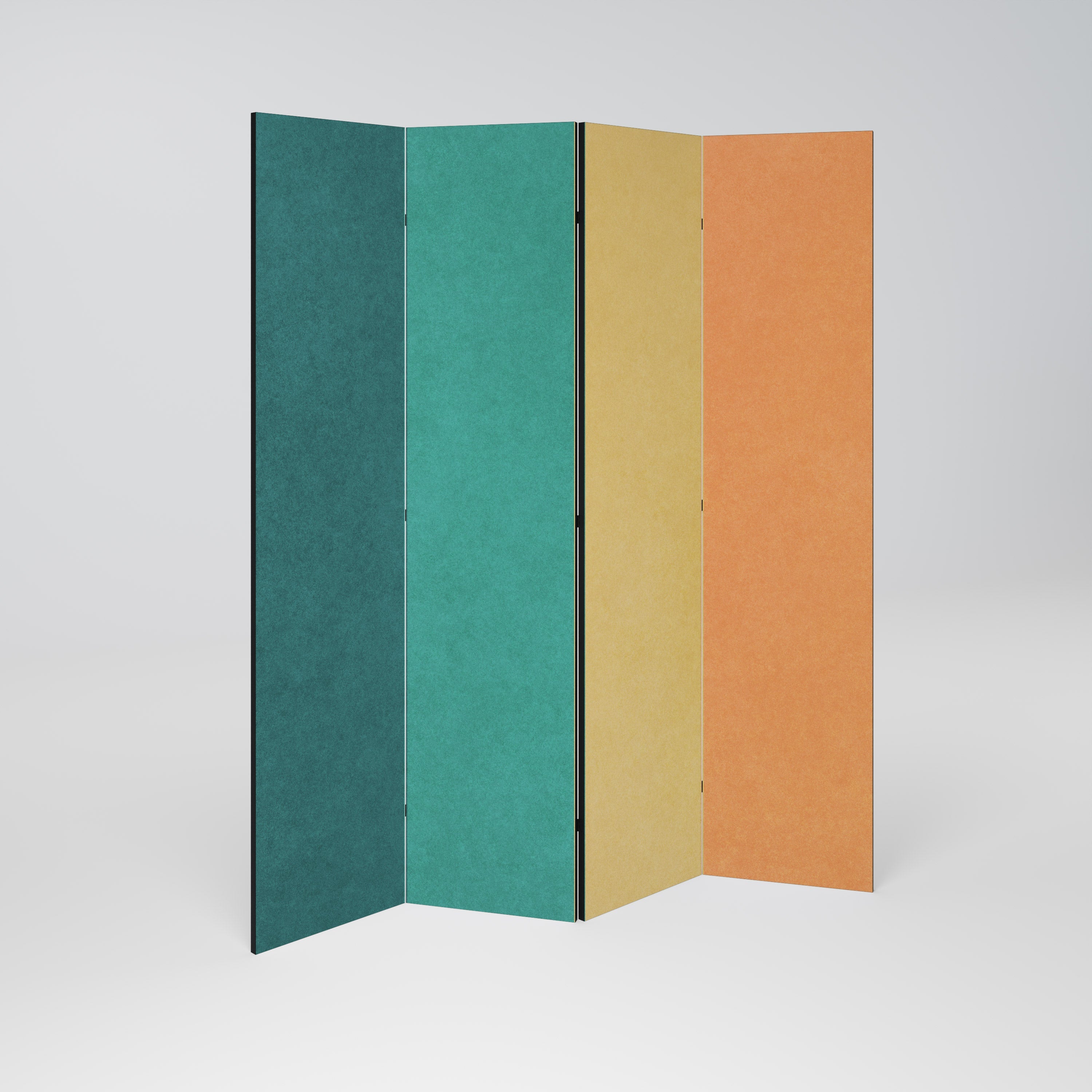 VIVA LA COLOR Dekorativer 4-teiliger Raumteiler