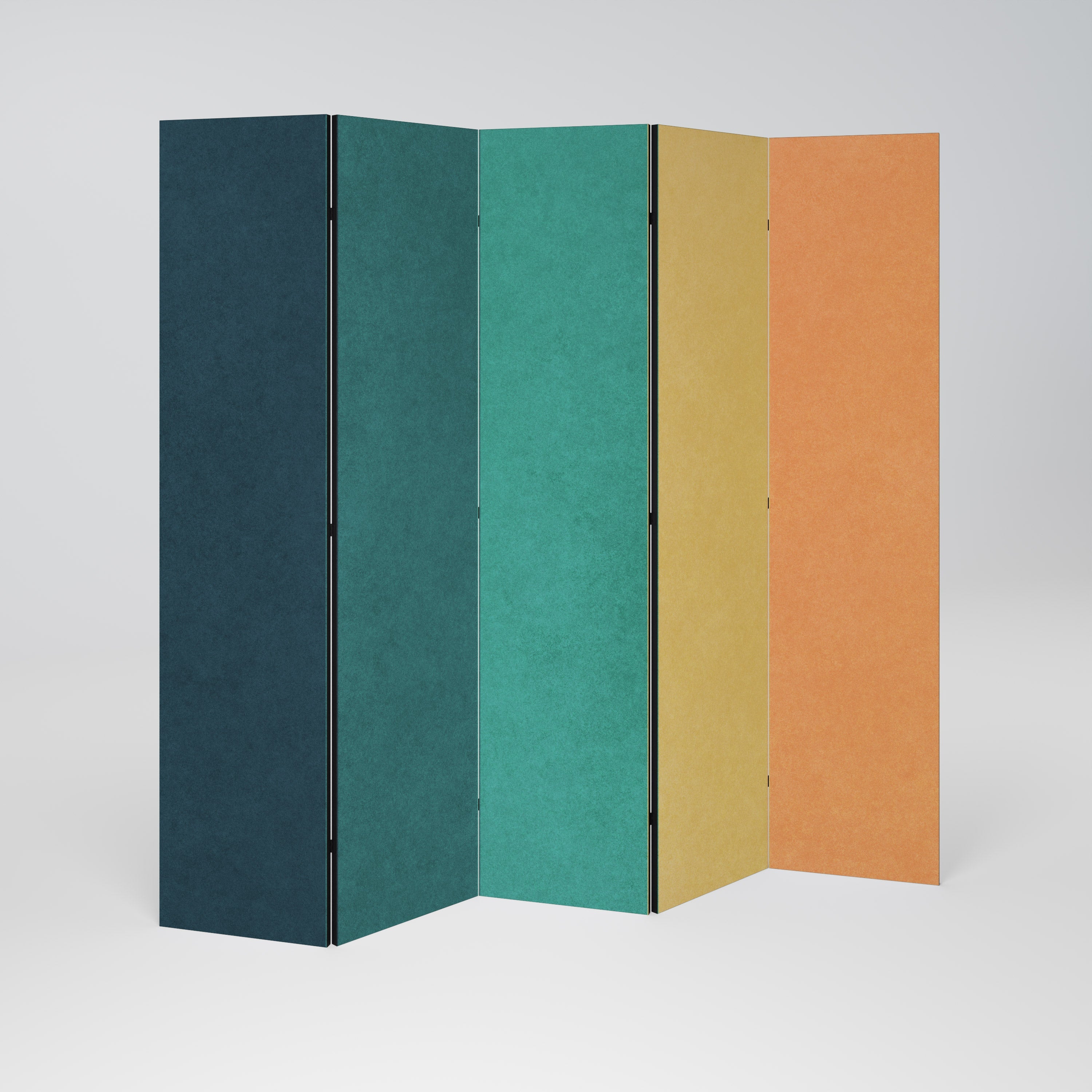 VIVA LA COLOR Dekorativer 5-teiliger Raumteiler