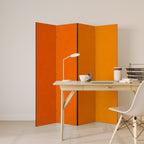 TANGELO RHAPSODY Dekorativer Paravent - 4-teilig