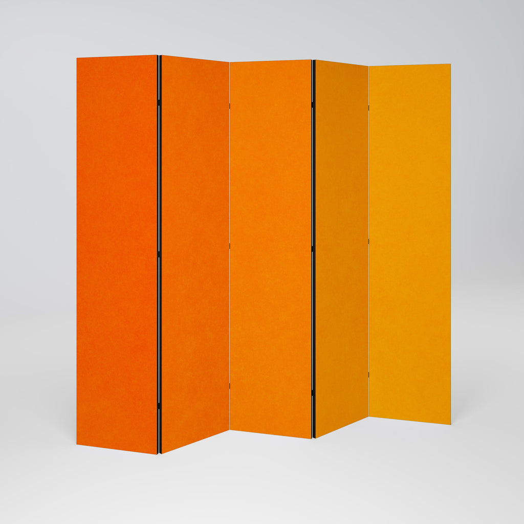 TANGELO RHAPSODY Decorative 5-Panel Room Divider