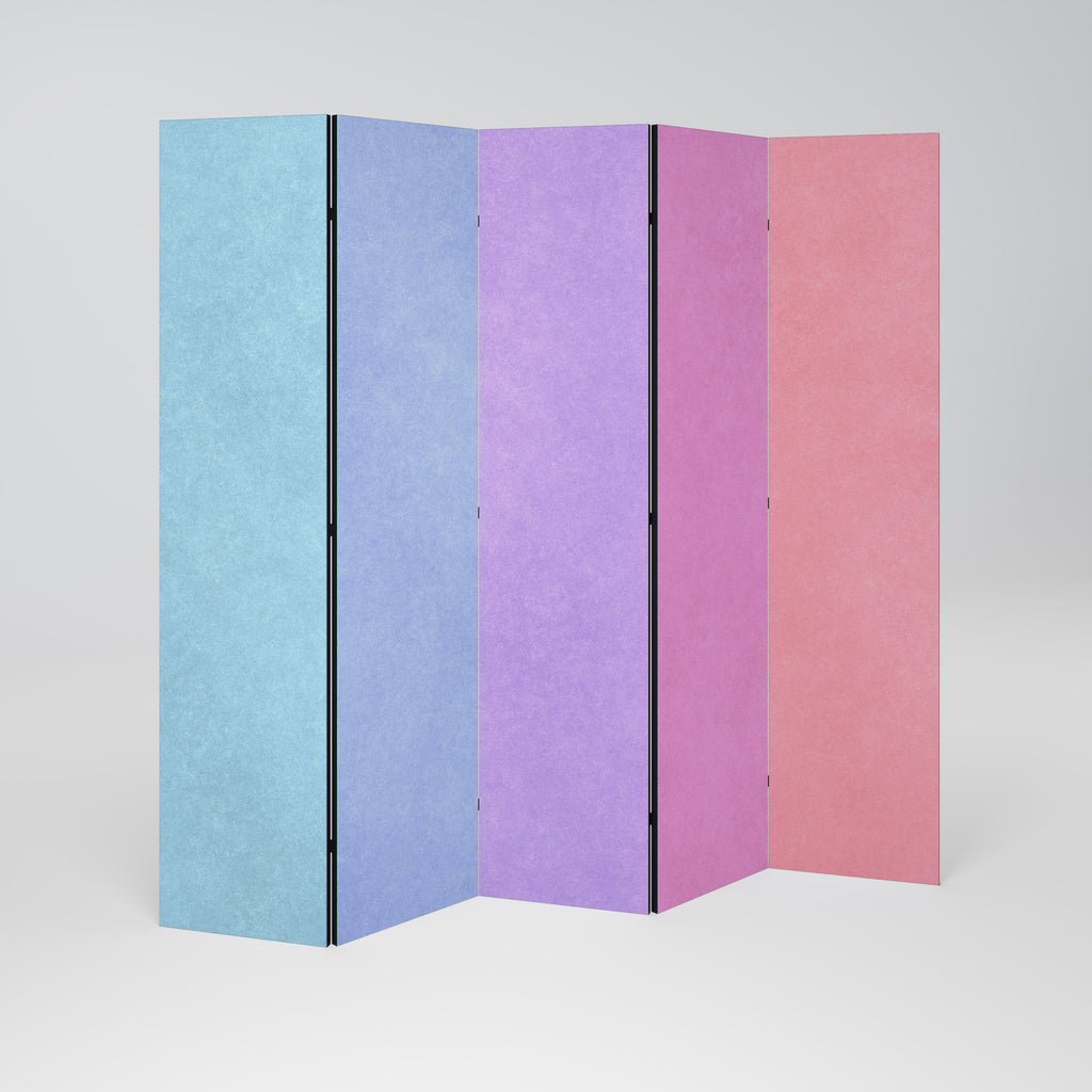 MY HEART WILL COLOR ON 5-teiliger Paravent