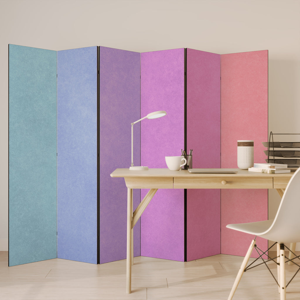 MY HEART WILL COLOR ON 6-Panel Room Divider