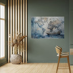 NAVIGATING CLOUDS Peel and Stick Horizontal Poster