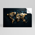 SHIMMERING WORLD SYMMETRY Peel and Stick Horizontal Poster