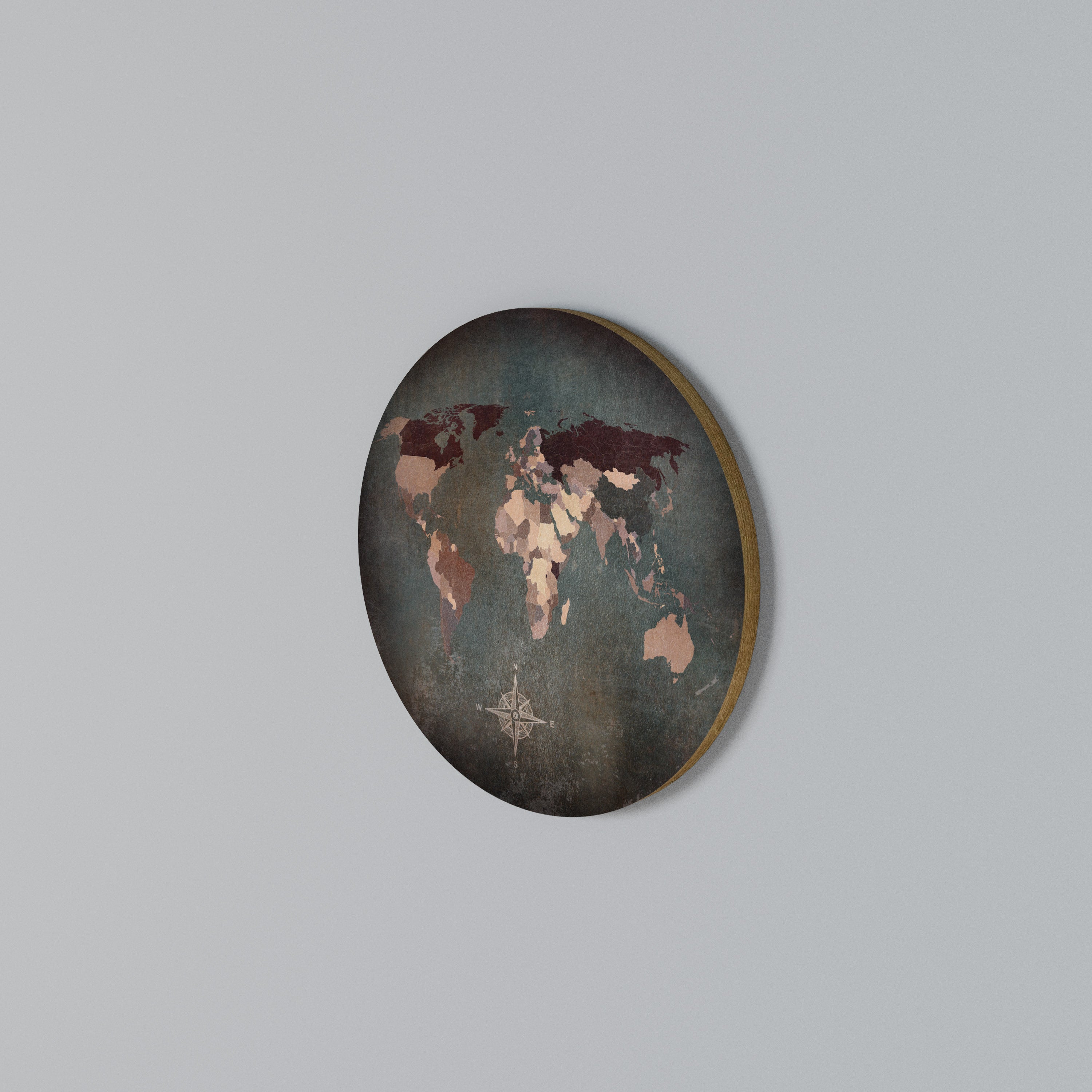 EARTH'S ARTISTIC TESSERAE Round Wall Art