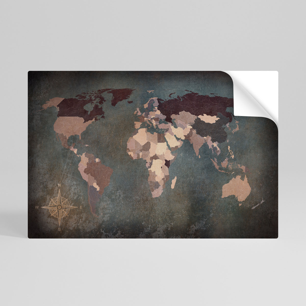 EARTH'S ARTISTIC TESSERAE Selbstklebendes Horizontal-Poster