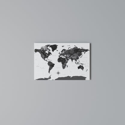 GLOBAL SHADOWS Horizontal Canvas Print