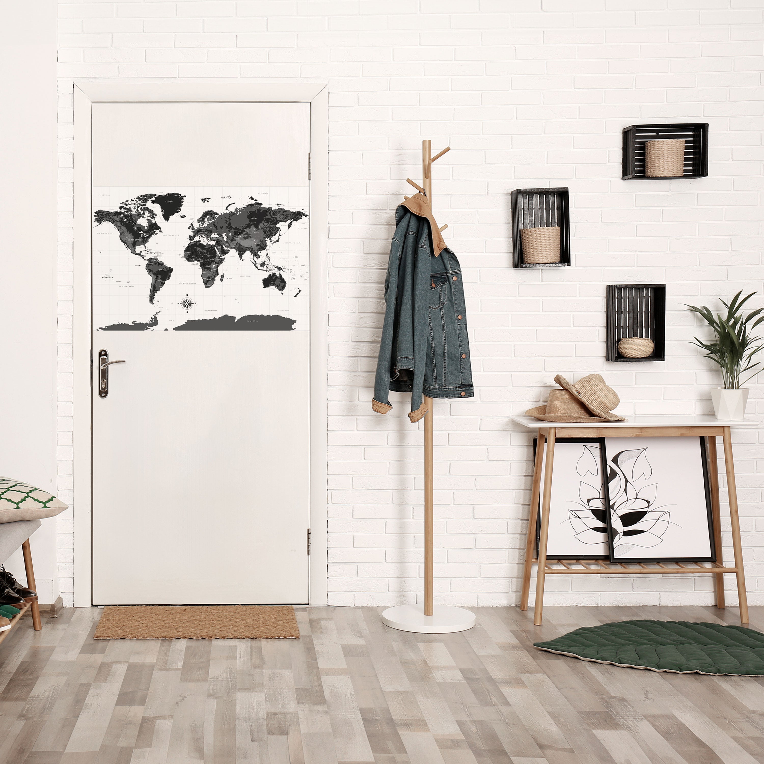 GLOBAL SHADOWS Horizontales Poster zum Abziehen und Aufkleben
