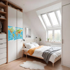 CONTINENTAL COLOR SYMPHONY Selbstklebendes Horizontal-Poster