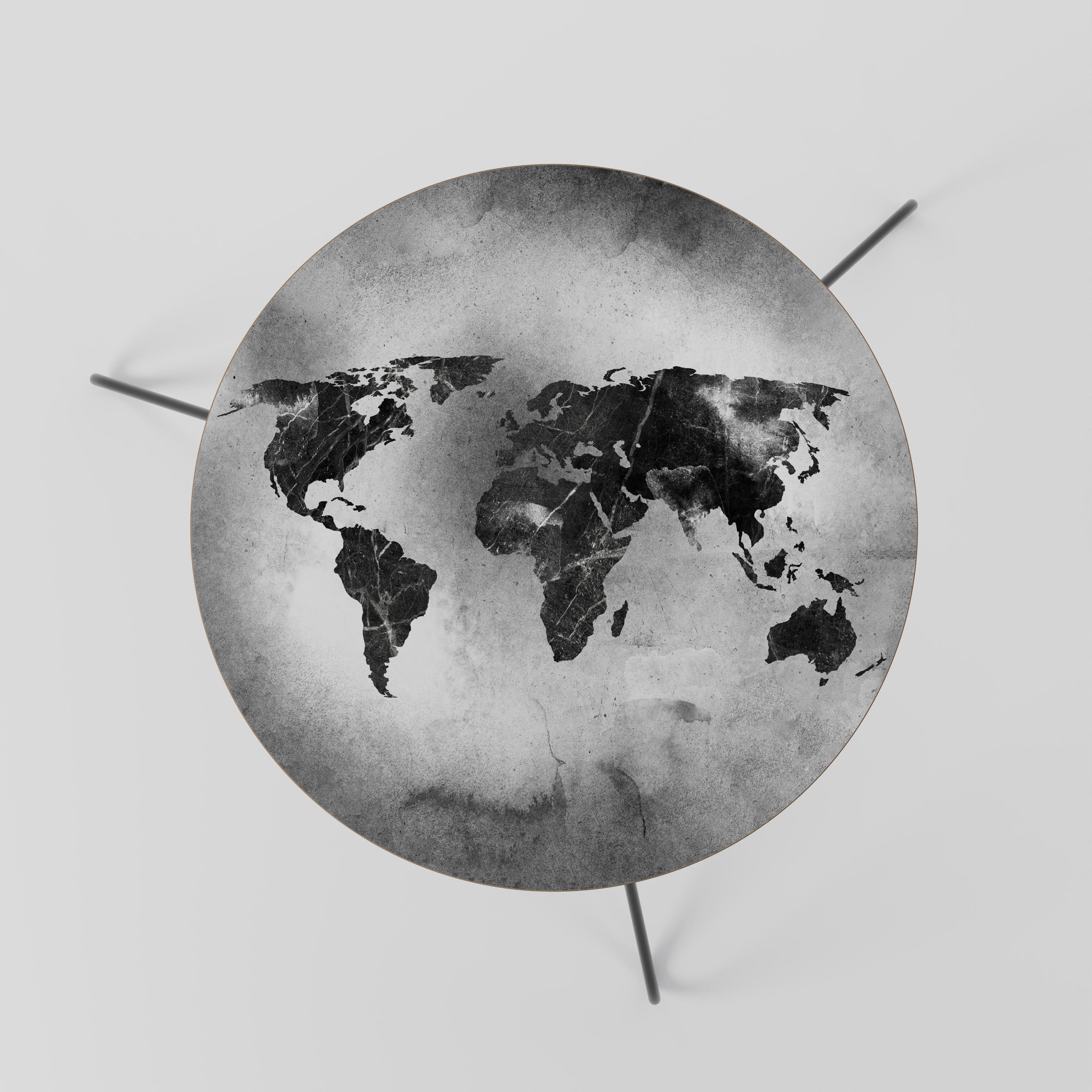 SHADOWED CONTINENTS Couchtisch 60