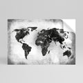 SHADOWED CONTINENTS Selbstklebendes Horizontal-Poster