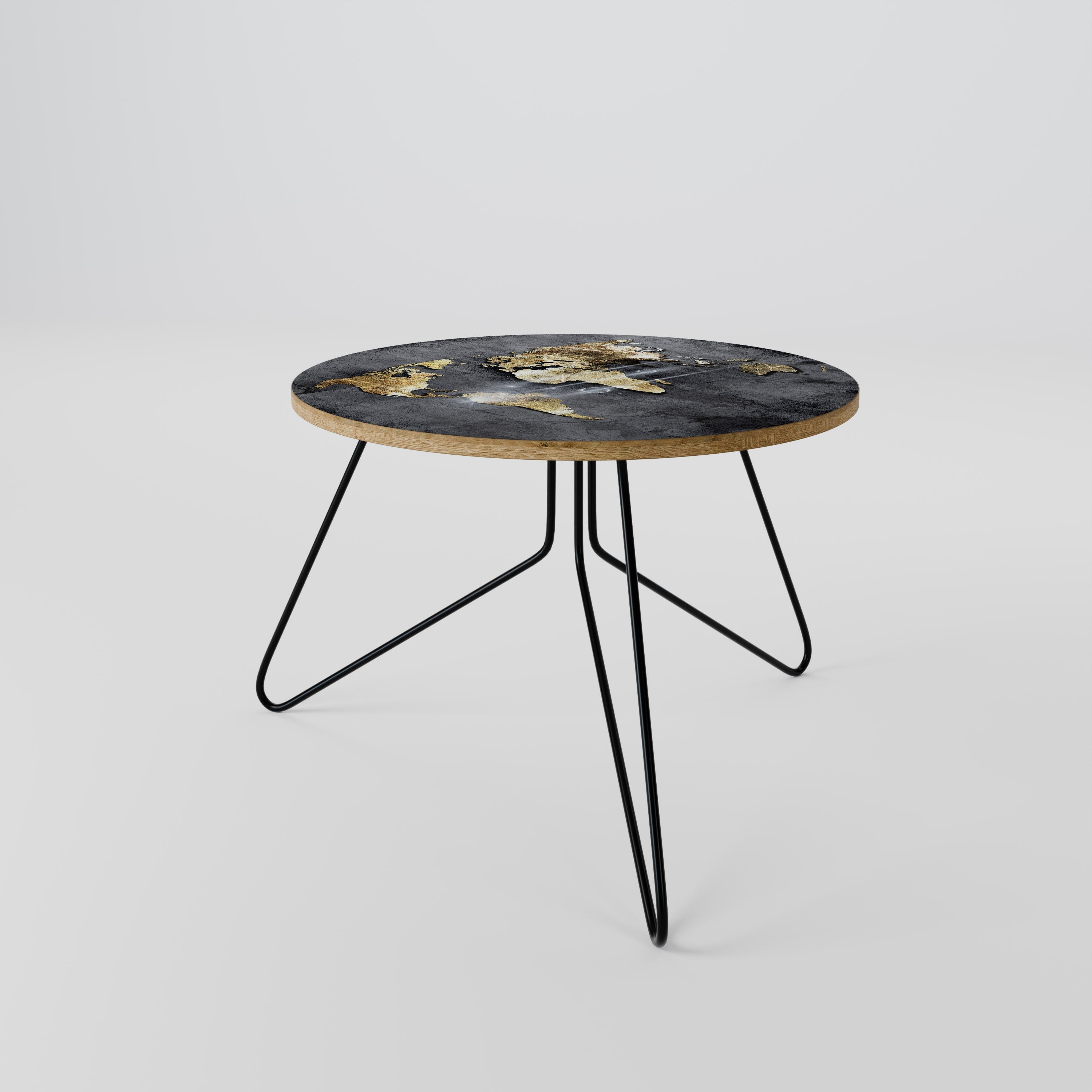 SHIMMERING EARTH MAP Couchtisch 60