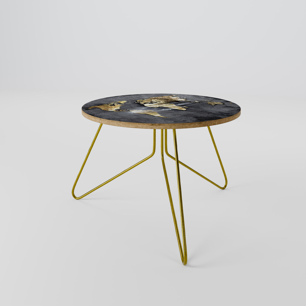 SHIMMERING EARTH MAP Couchtisch
