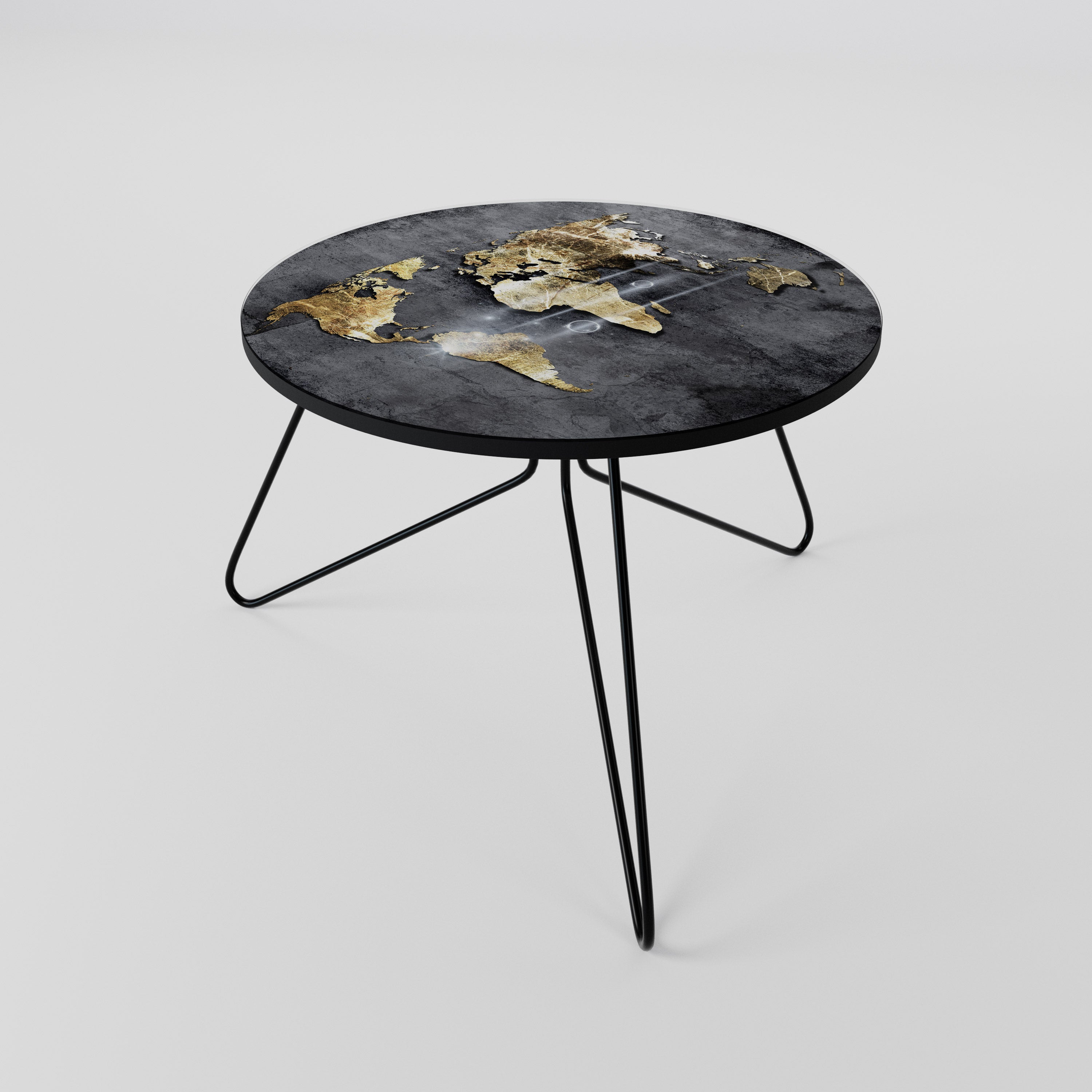 SHIMMERING EARTH MAP Couchtisch 60