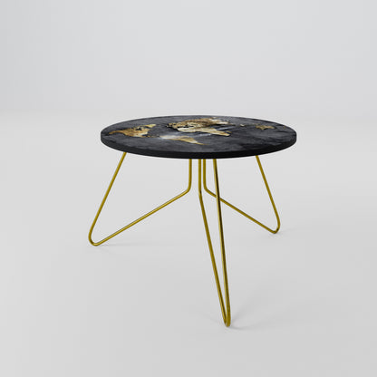 SHIMMERING EARTH MAP Coffee Table