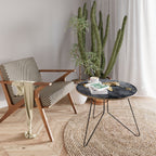 SHIMMERING EARTH MAP Couchtisch Ø 69 cm