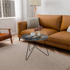 SHIMMERING EARTH MAP Couchtisch Ø 69 cm