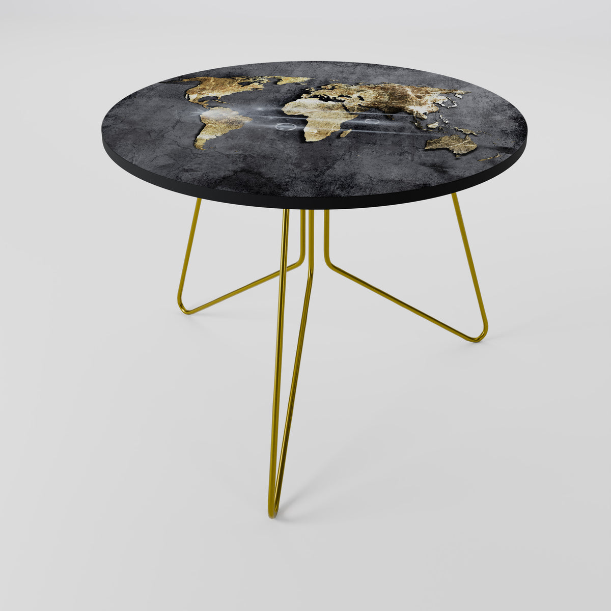 SHIMMERING EARTH MAP Couchtisch