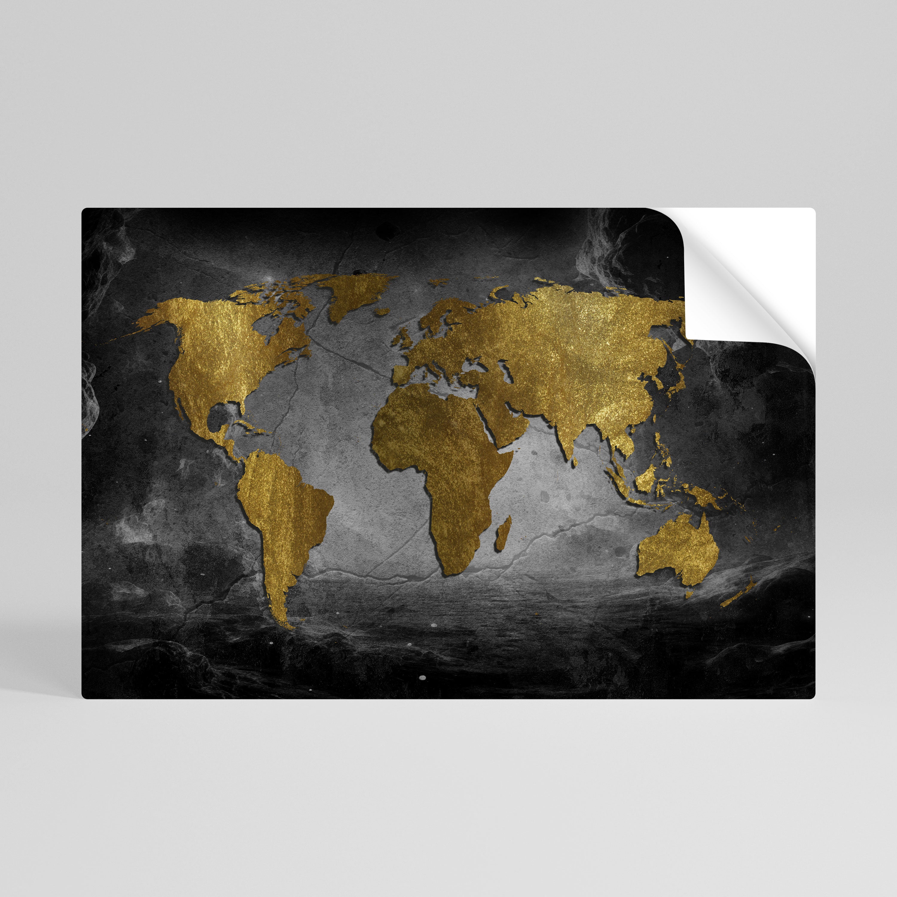 DARK WORLDVIEW Selbstklebendes Horizontal-Poster