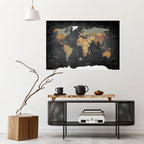 CONTINENTS OF CREATIVITY Selbstklebendes Horizontal-Poster