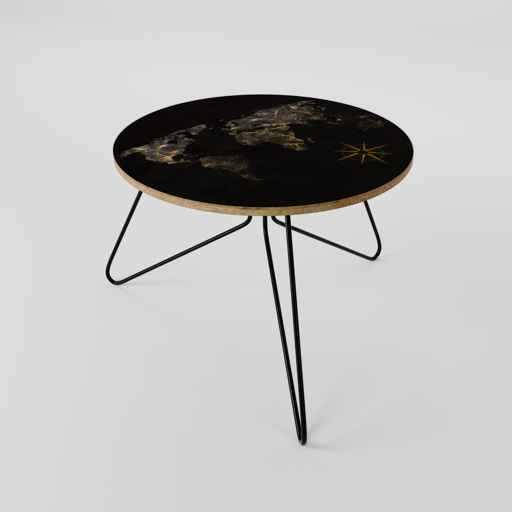 GOLDEN GEOGRAPHY Couchtisch
