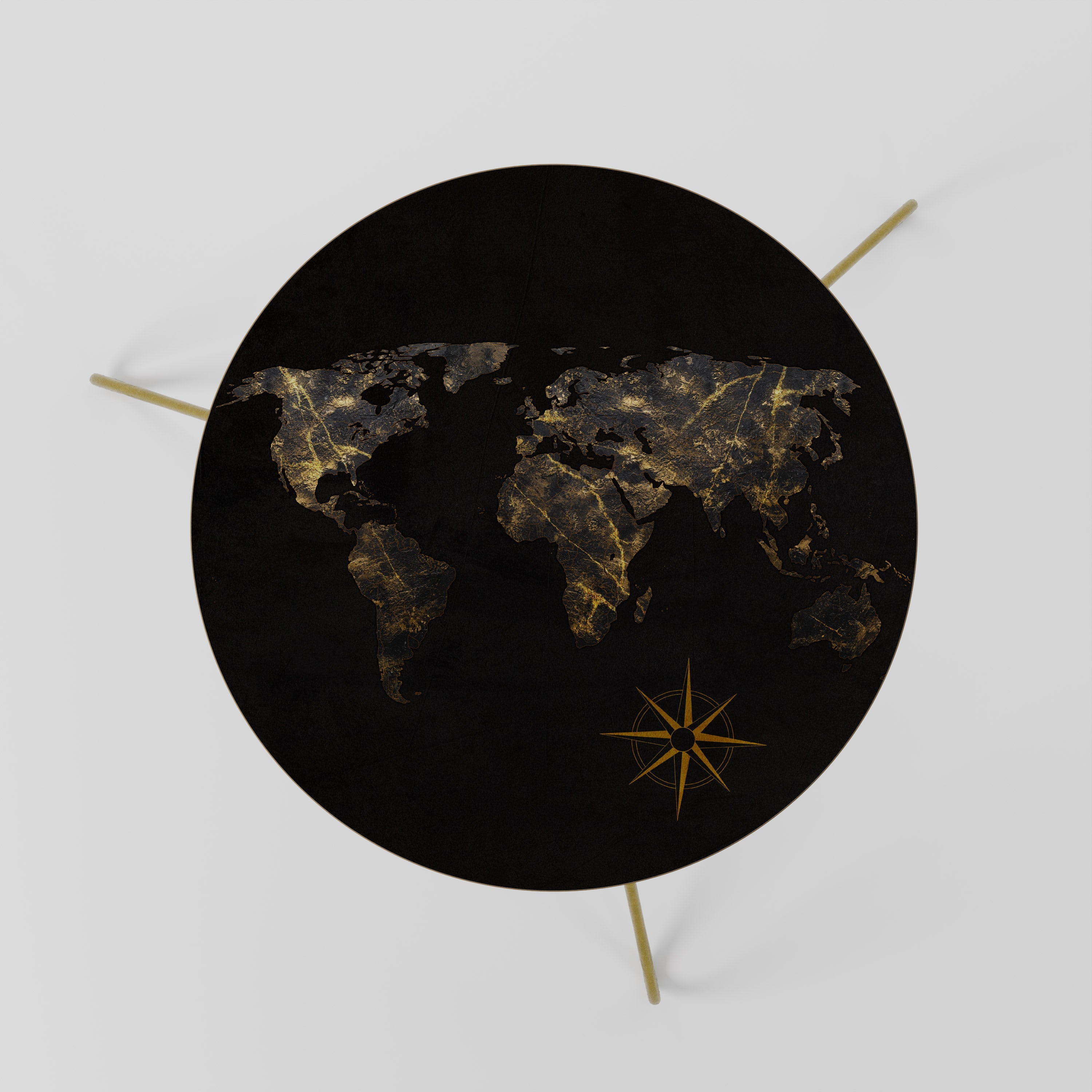GOLDEN GEOGRAPHY Couchtisch 60