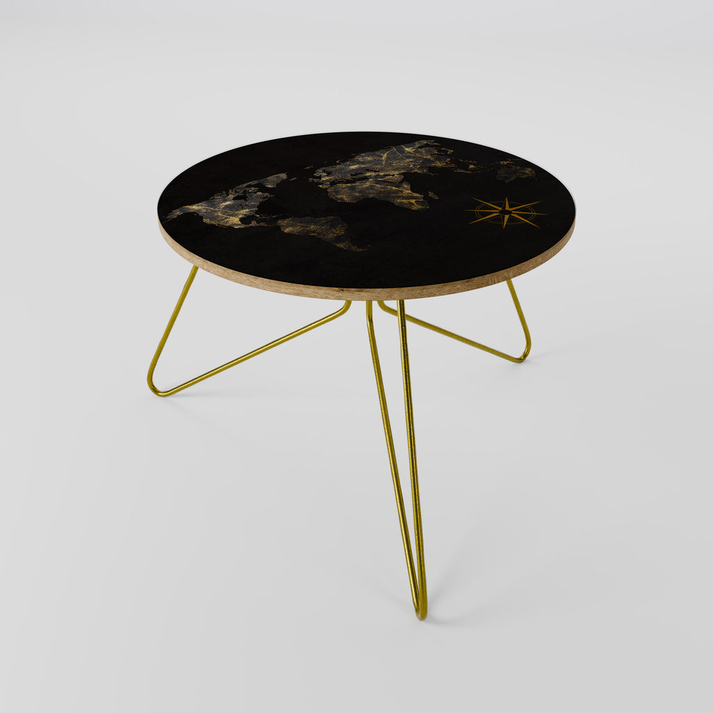 GOLDEN GEOGRAPHY Couchtisch