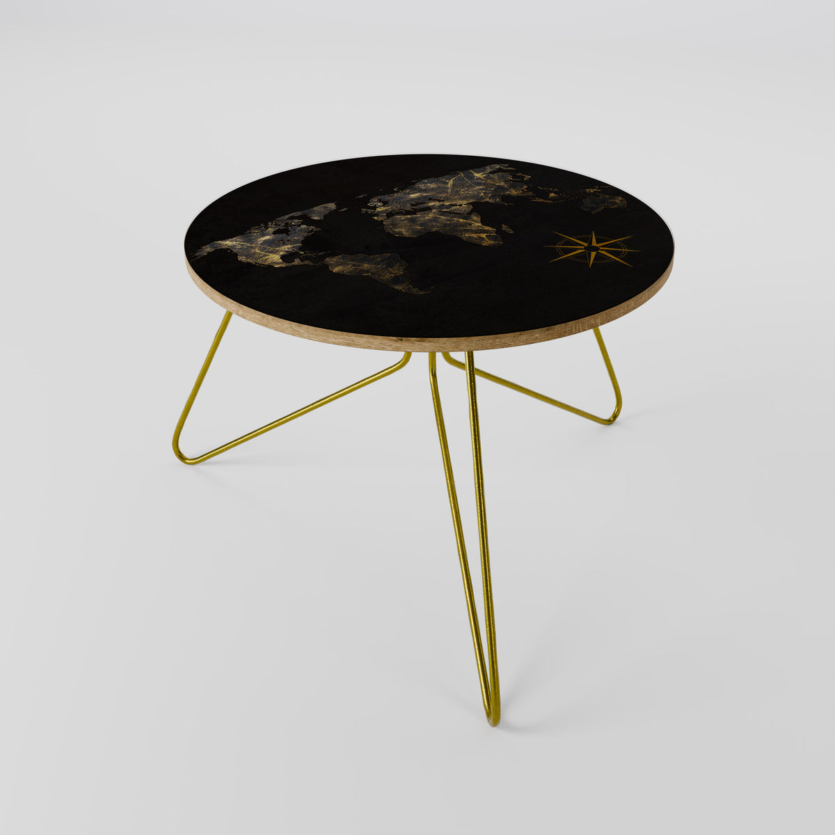 GOLDEN GEOGRAPHY Couchtisch