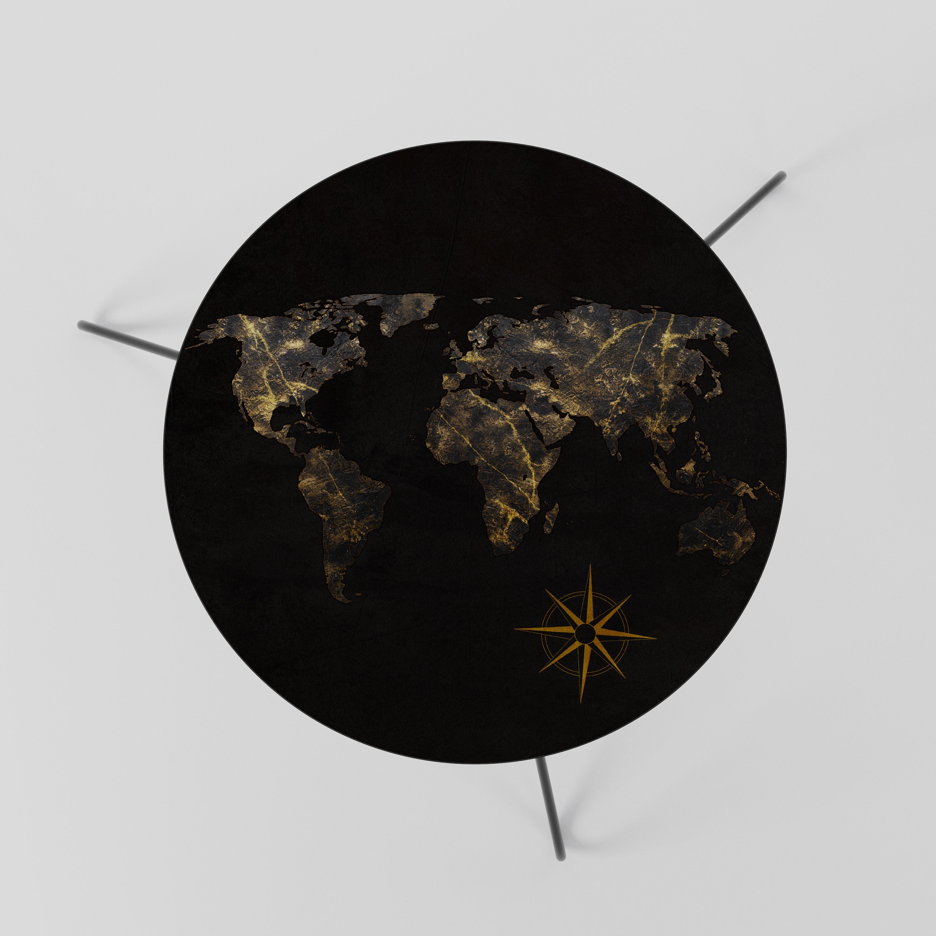 GOLDEN GEOGRAPHY Couchtisch 60