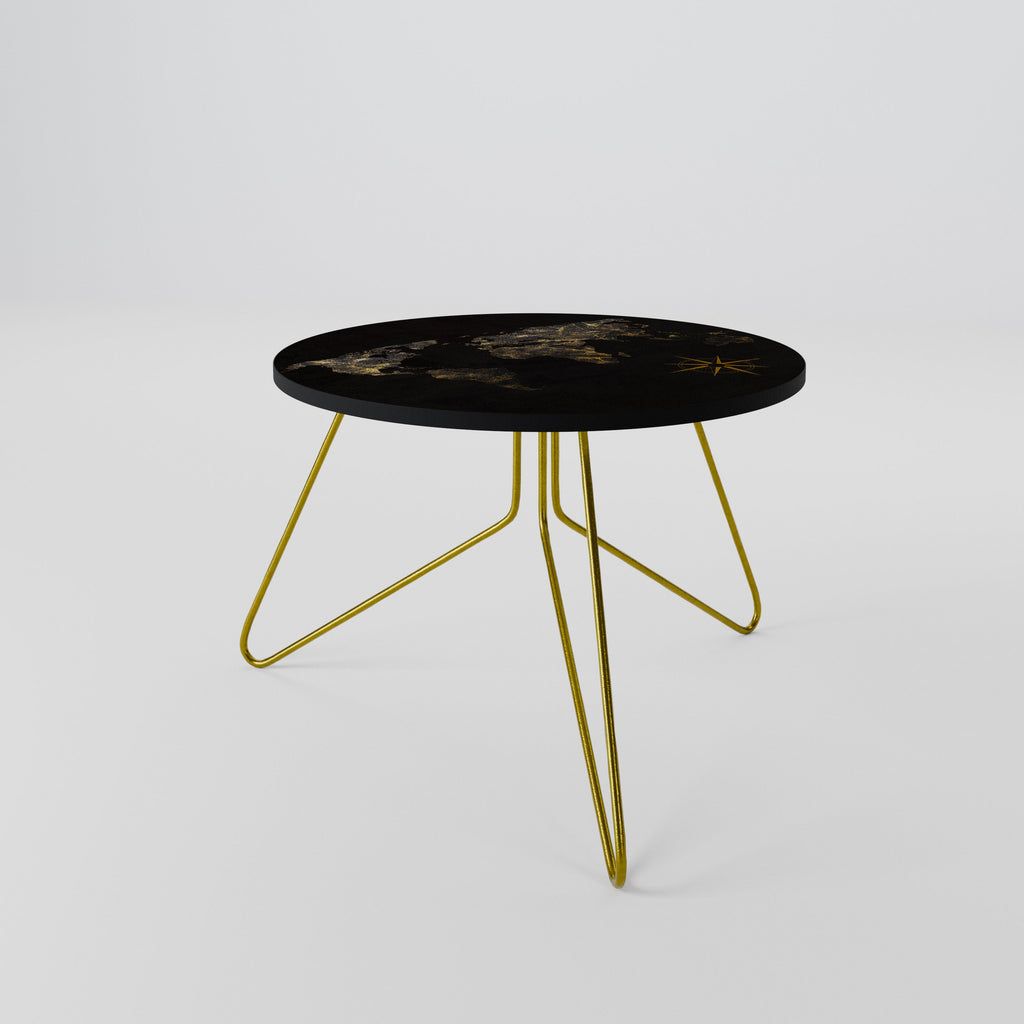 GOLDEN GEOGRAPHY Couchtisch 60