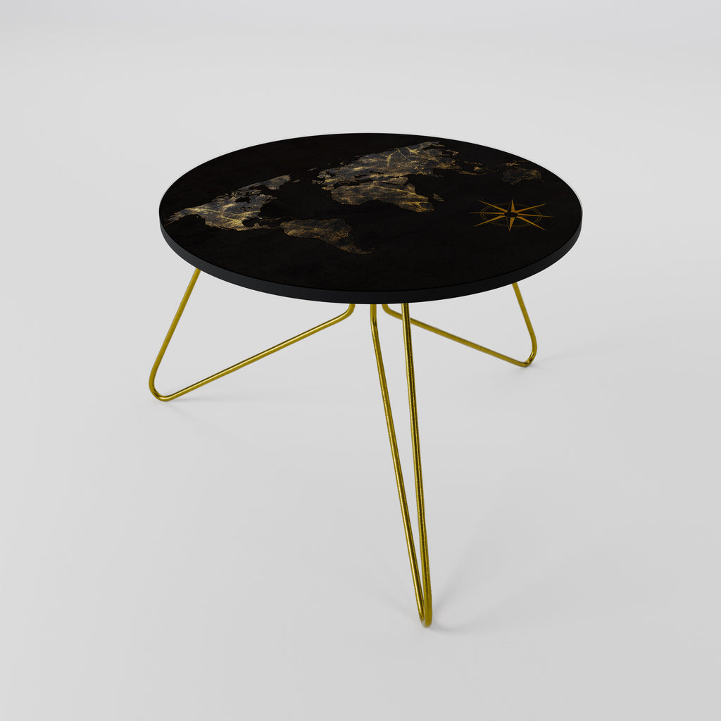 GOLDEN GEOGRAPHY Couchtisch