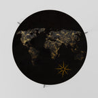 GOLDEN GEOGRAPHY Couchtisch Ø 69 cm