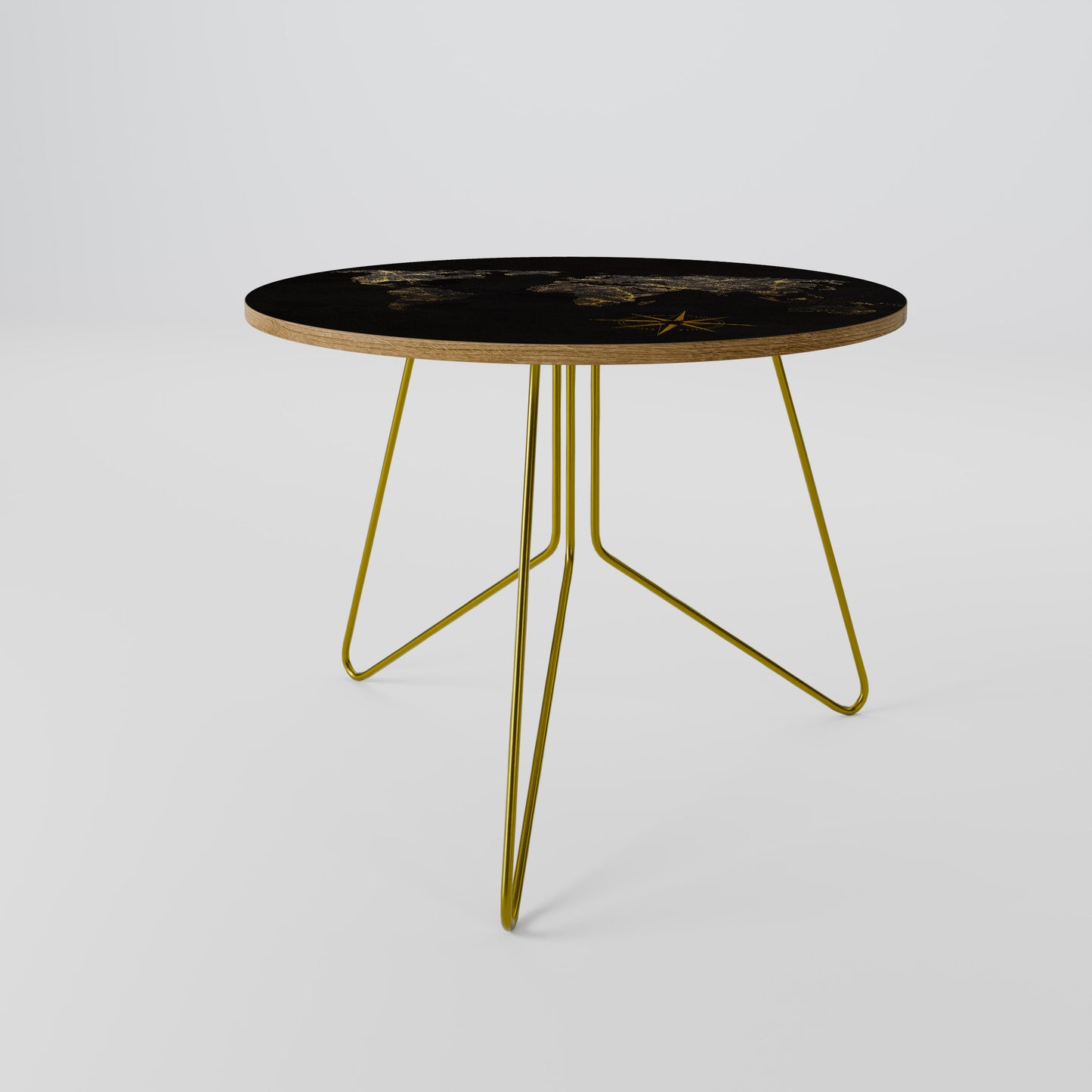 GOLDEN GEOGRAPHY Couchtisch