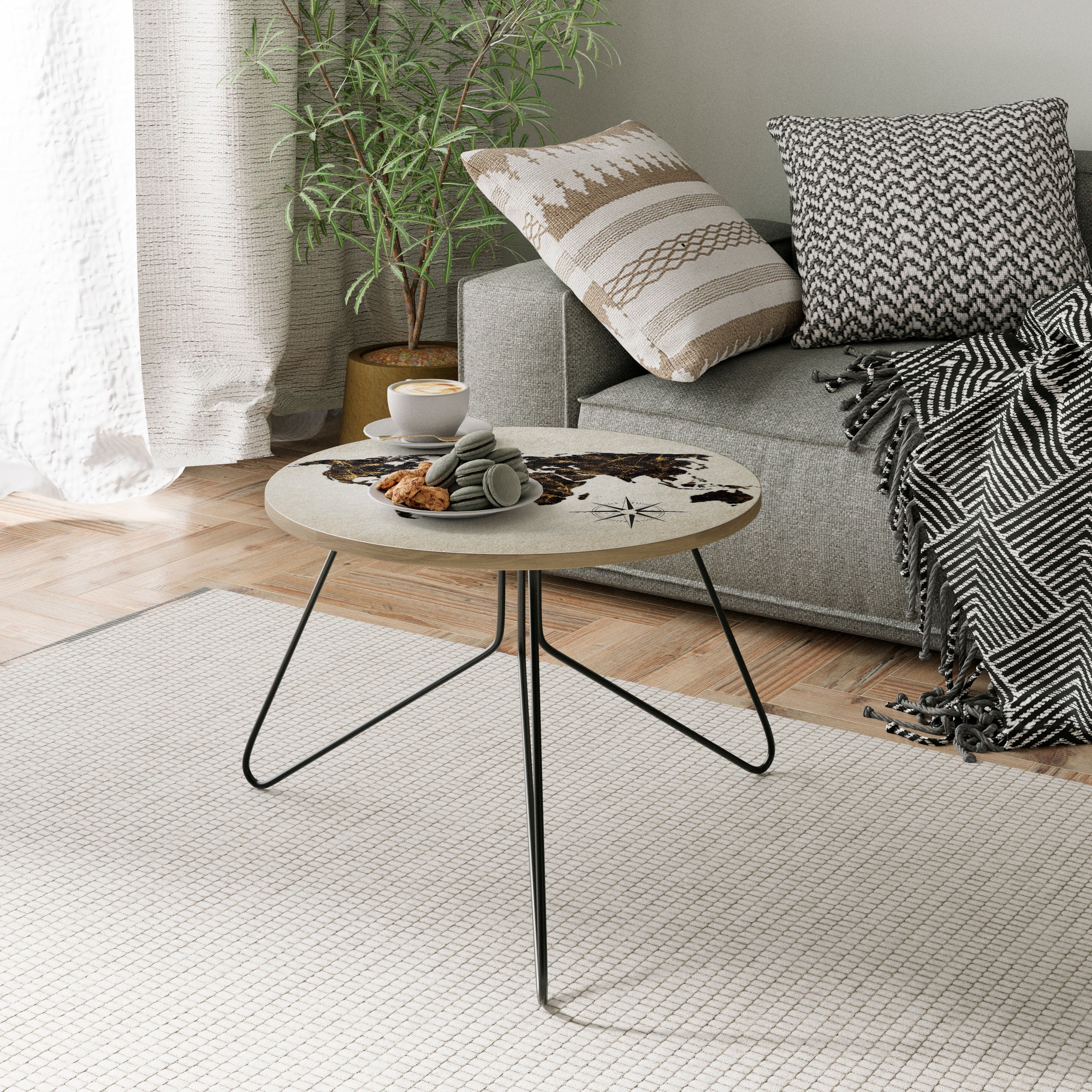 GOLDEN LINES GLOBE Couchtisch 60