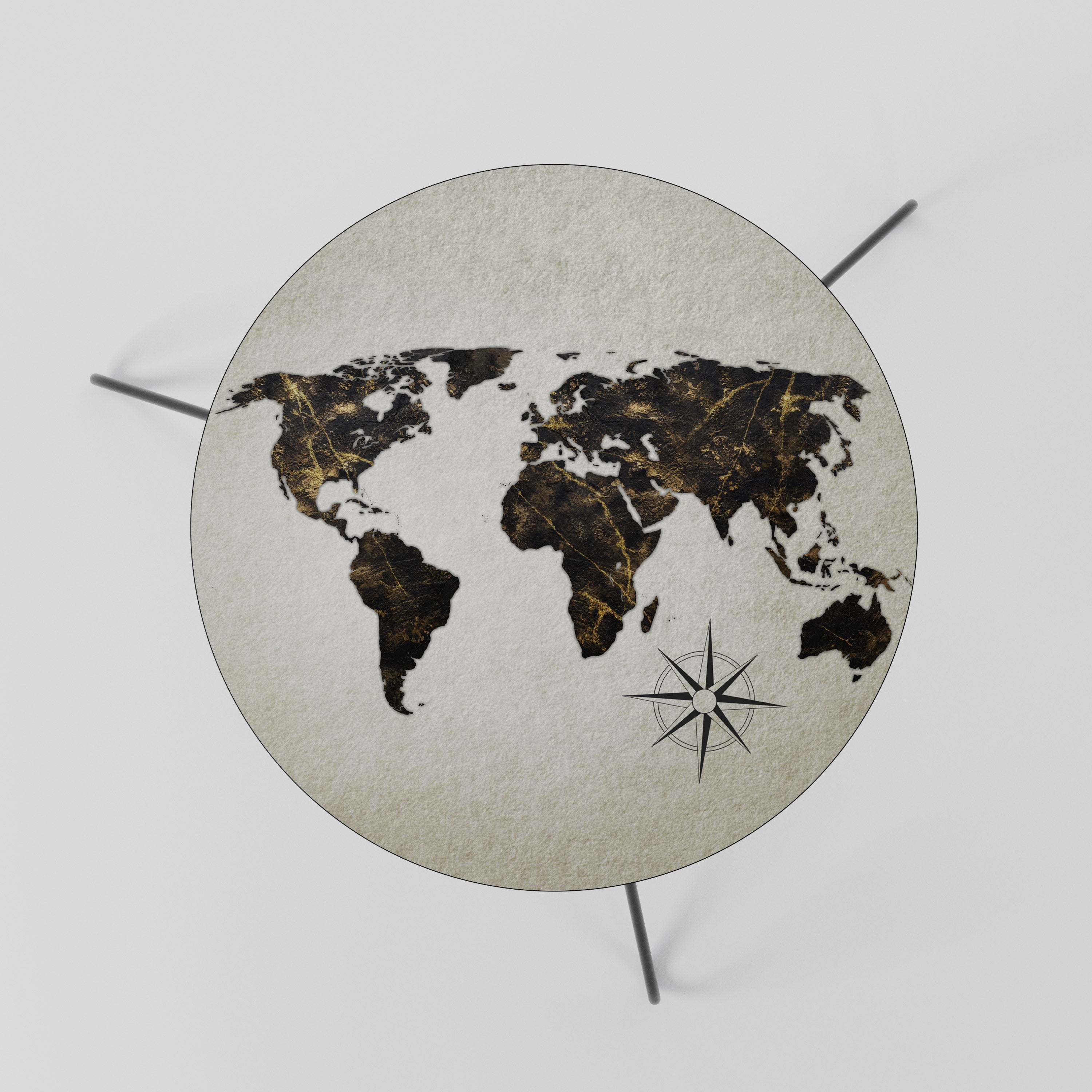 GOLDEN LINES GLOBE Couchtisch 60