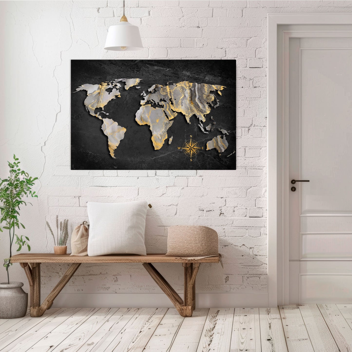ELEGANT WORLDWIDE Horizontal Canvas Print