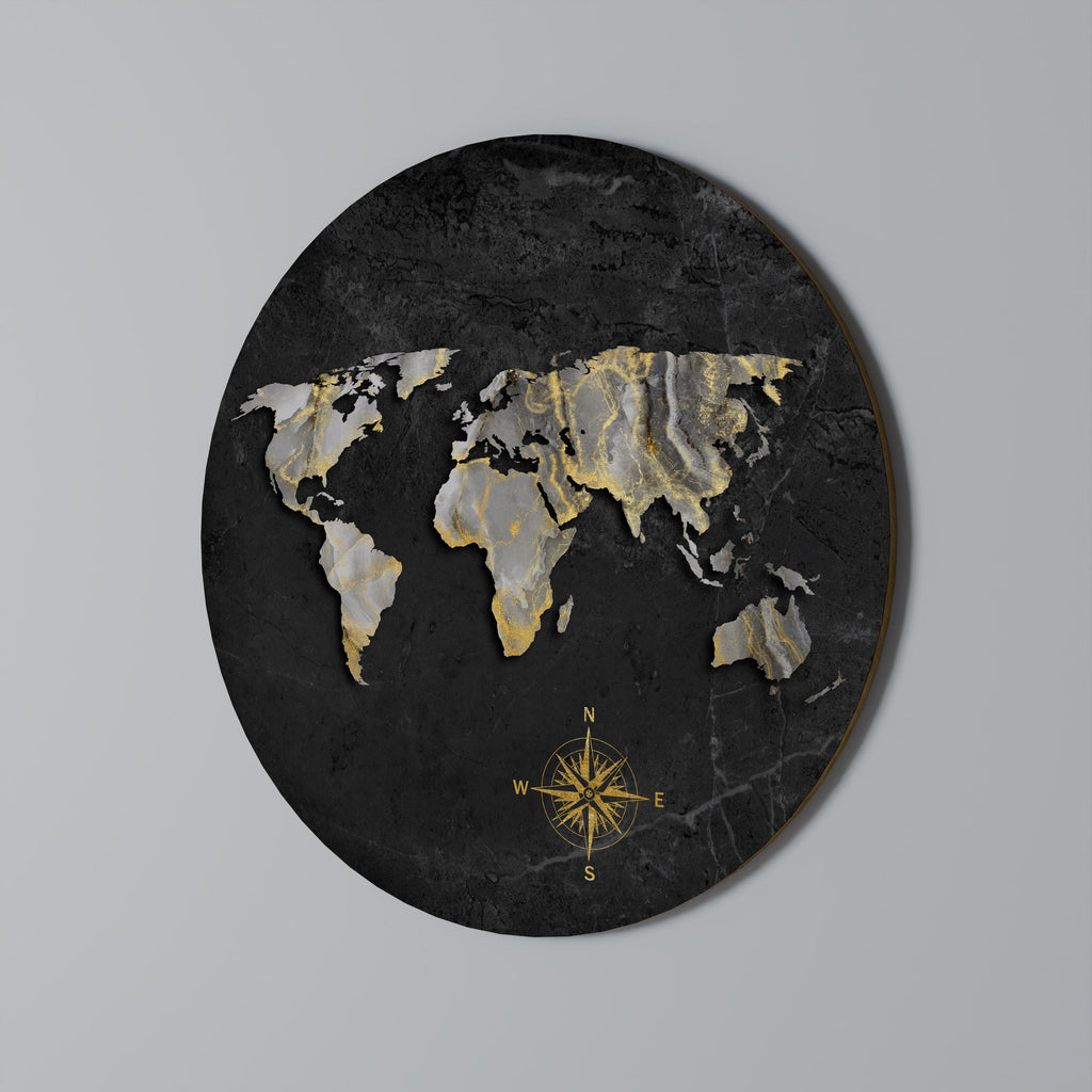 ELEGANT WORLDWIDE Runde Wandkunst