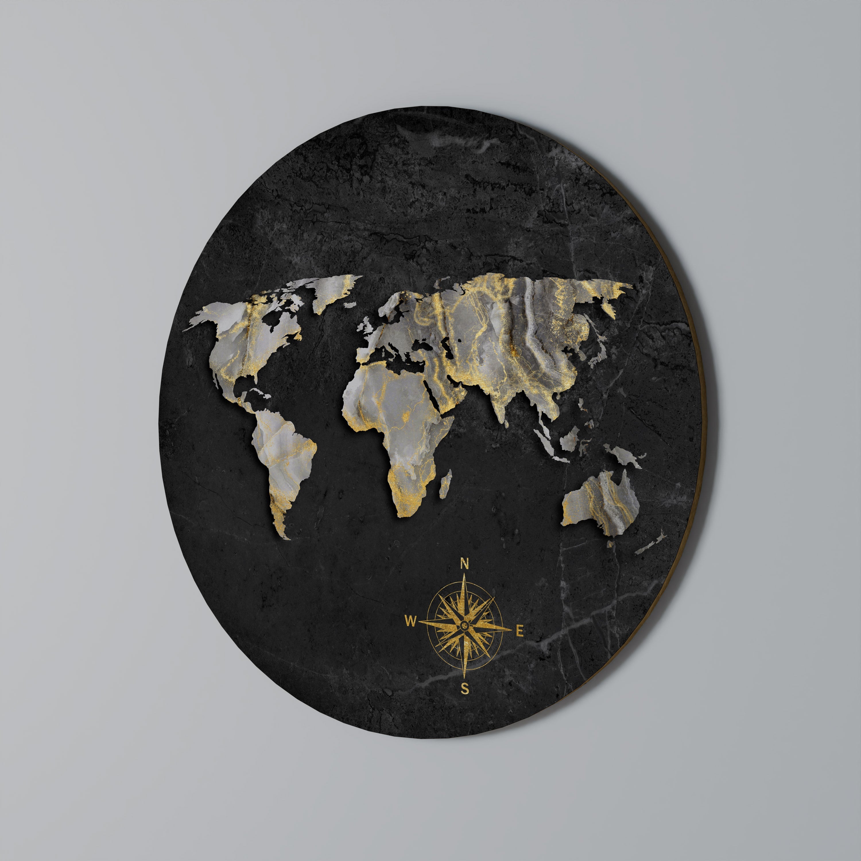 ELEGANT WORLDWIDE Runde Wandkunst