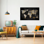 ELEGANT WORLDWIDE Selbstklebendes Horizontal-Poster