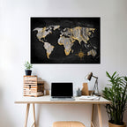 ELEGANT WORLDWIDE Selbstklebendes Horizontal-Poster