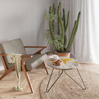 METALLIC WORLDVIEW MAP Coffee Table 60