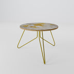 METALLIC WORLDVIEW MAP Coffee Table 60