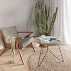 AZURE GILDED MAP Couchtisch Ø 69 cm