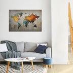 GLOBAL HUES EXPLORED Selbstklebendes Horizontal-Poster