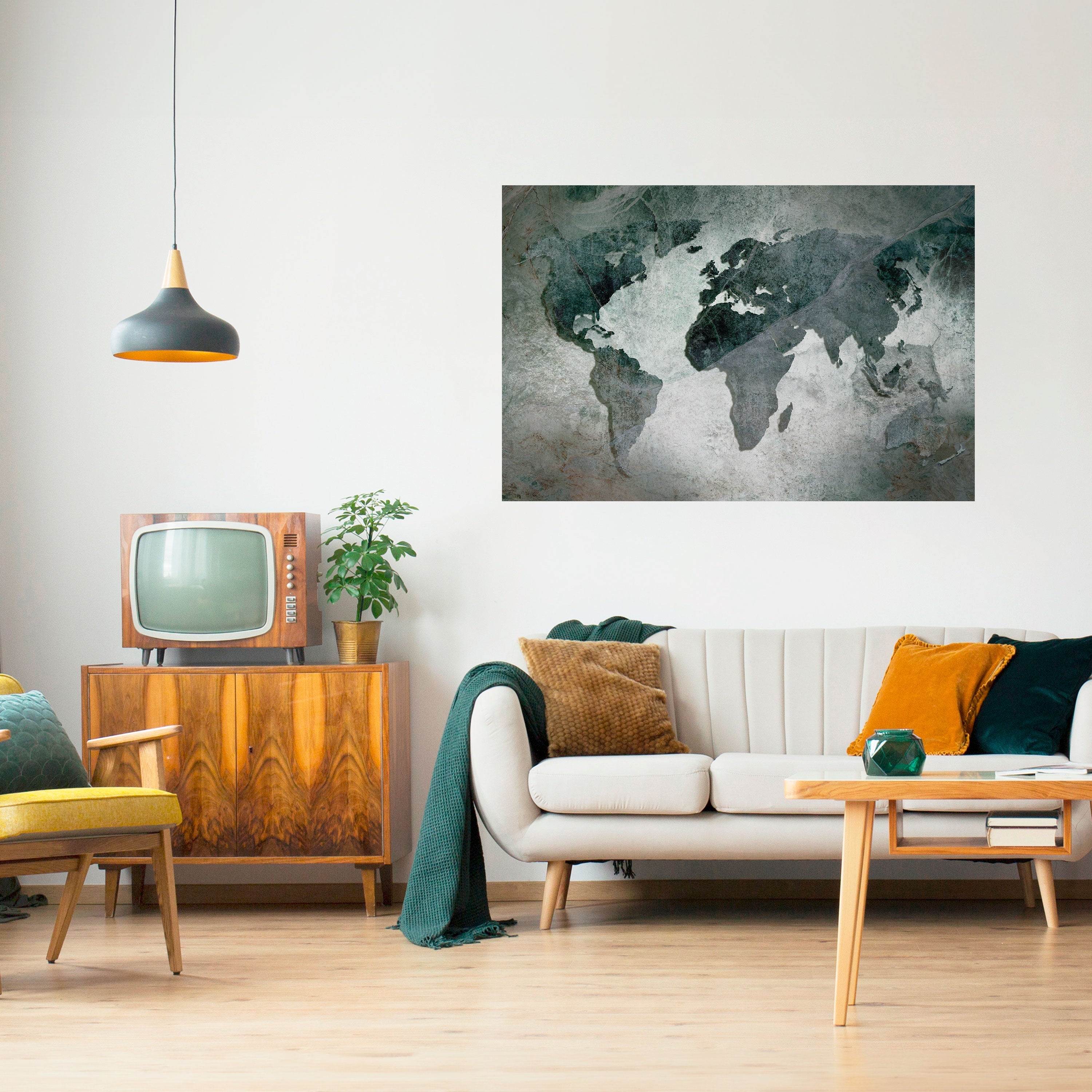 ECHOES OF EARTH Horizontales Poster zum Abziehen und Aufkleben
