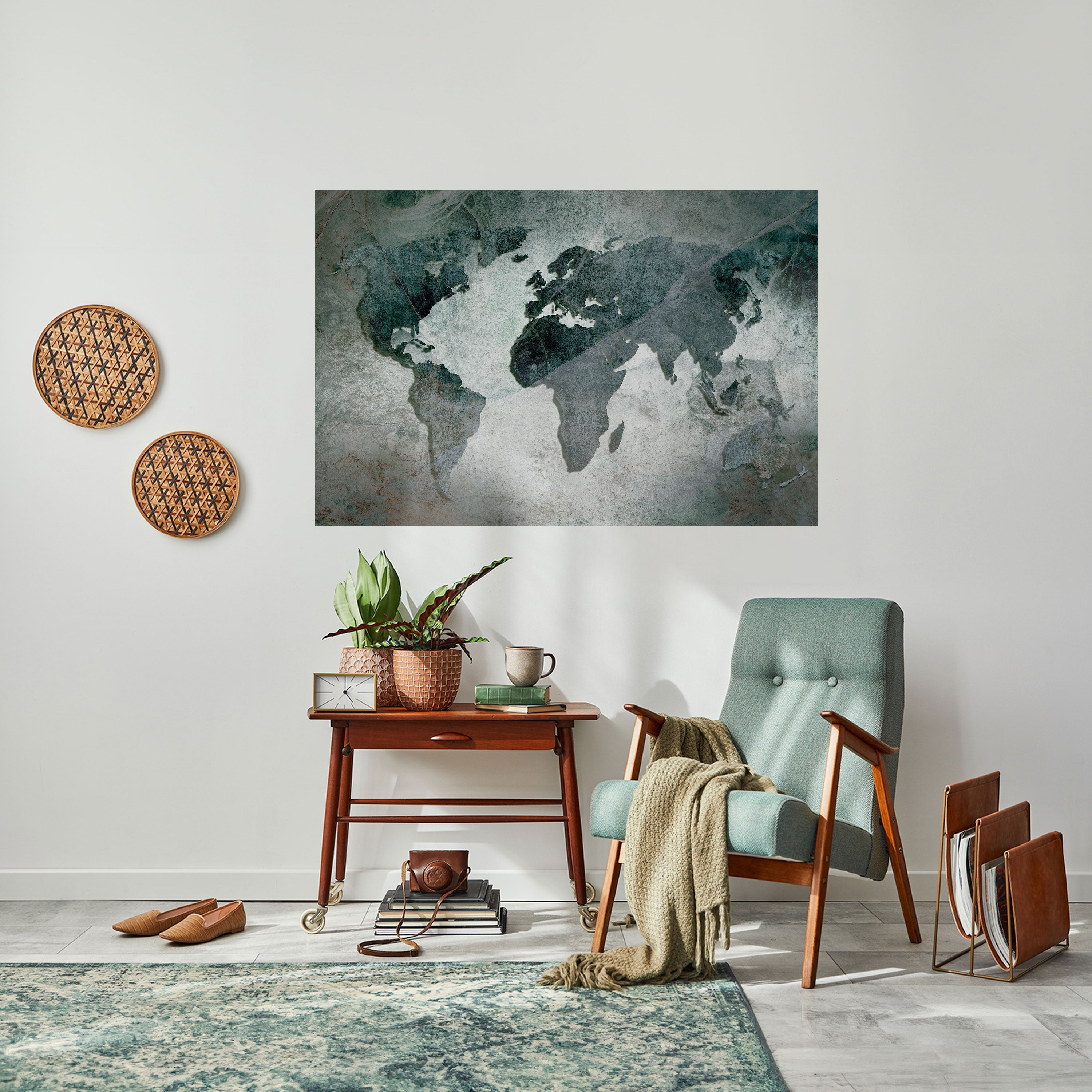 ECHOES OF EARTH Horizontales Poster zum Abziehen und Aufkleben