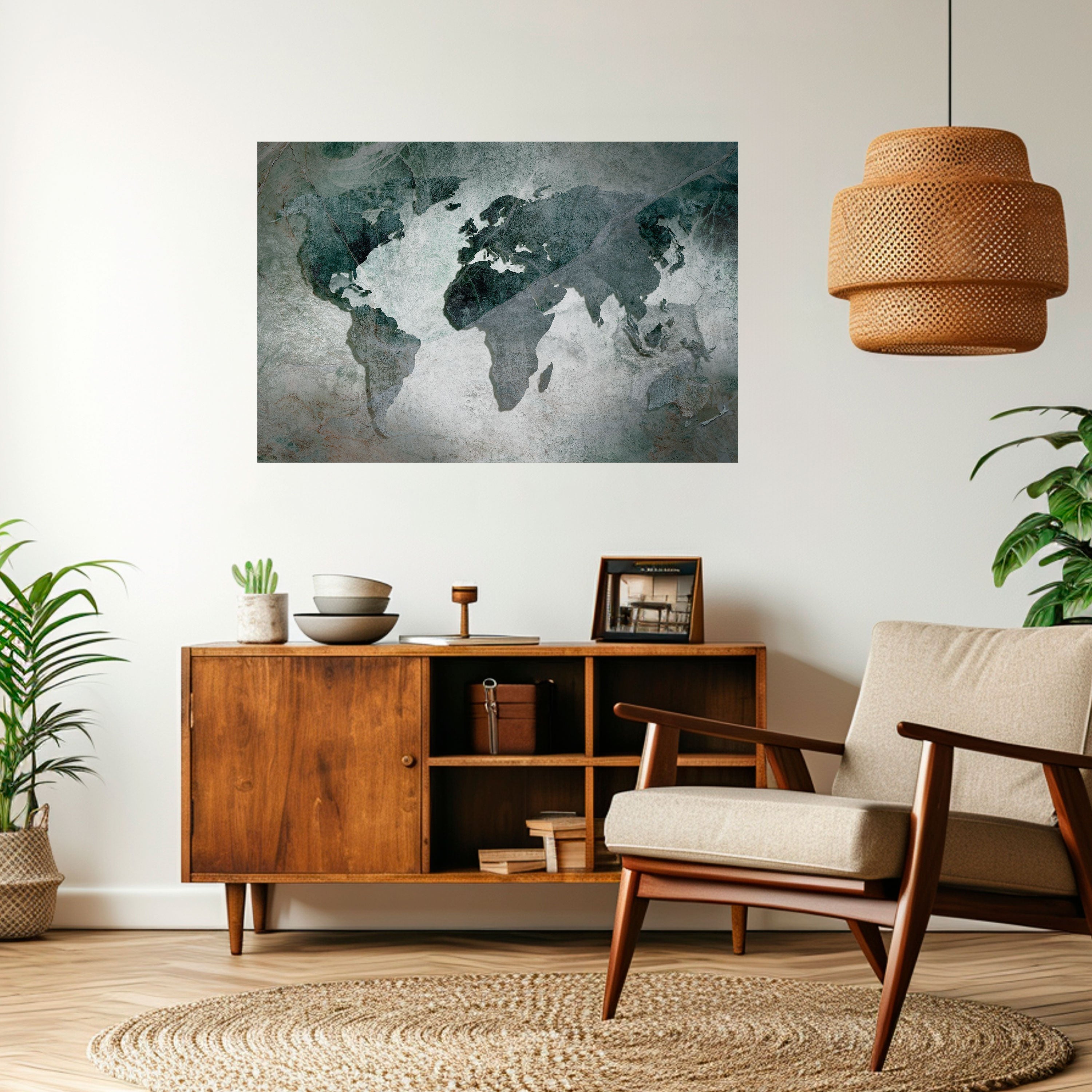 ECHOES OF EARTH Horizontales Poster zum Abziehen und Aufkleben