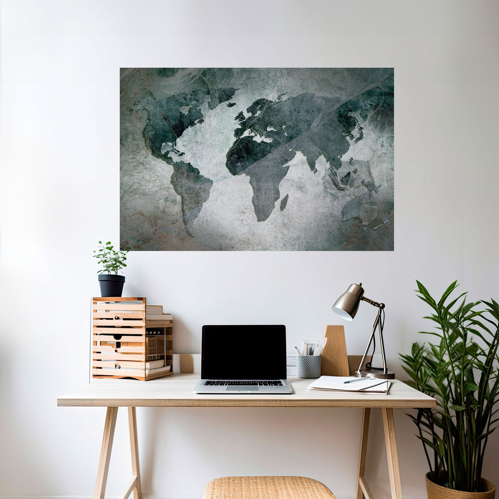 ECHOES OF EARTH Horizontales Poster zum Abziehen und Aufkleben